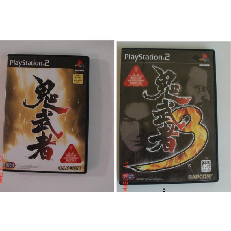 PS2 鬼武者系列 鬼武者1，2，3