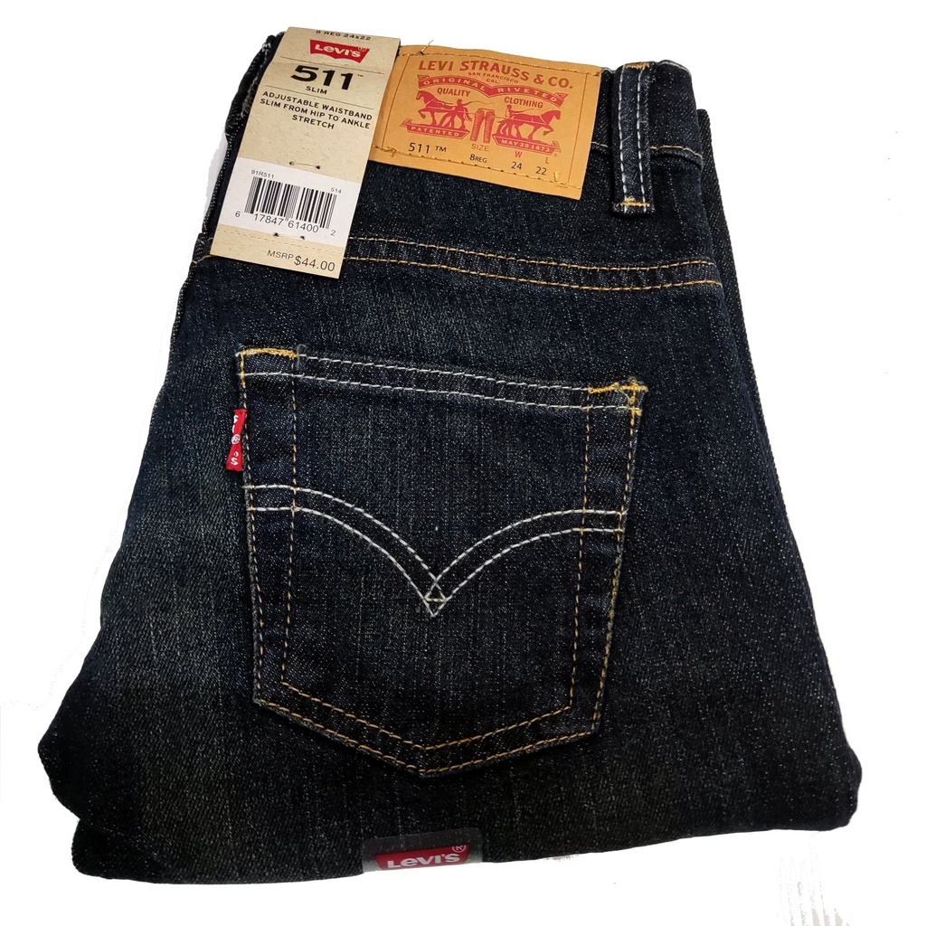 Men's Levi's 511 Slim-Fit Advanced-Stretch Jeans, Size: 34X29, Med