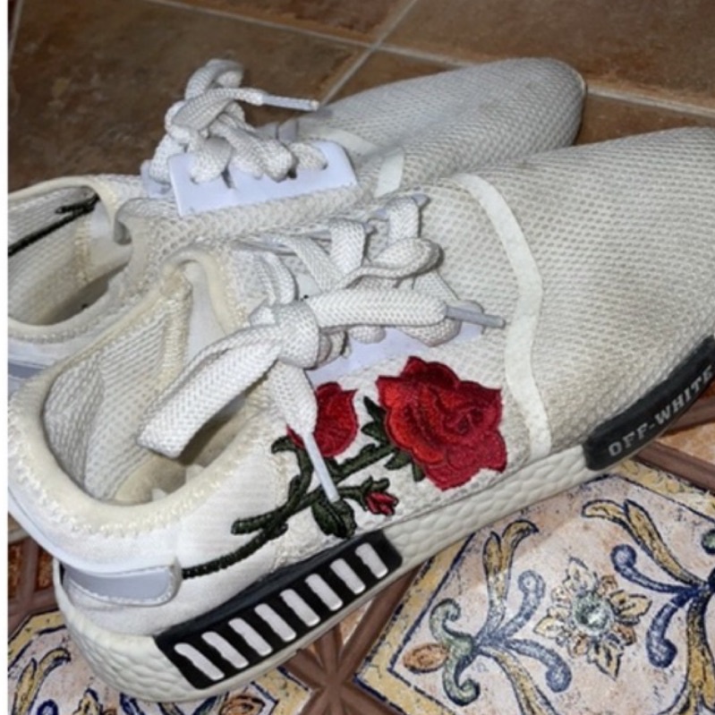 Nmd off sale white rose