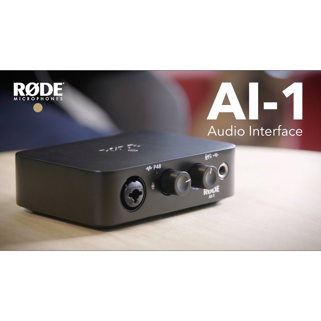 【控光後衛】 RODE Ai-1 Ai1 USB Audio Interface 專業網路直播錄音介面 公司貨 | 蝦皮購物