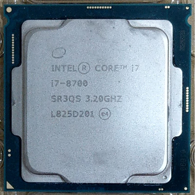 Intel core 八代/九代i7-8700 9700 CPU (1151 腳位) 附原廠風扇| 蝦皮購物