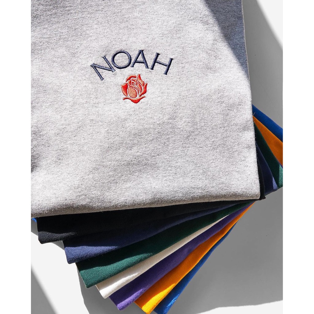 【日貨代購CITY】2020AW NOAH Rose Core Logo Tee 短T 玫瑰 刺繡 LOGO 四色 現貨 | 蝦皮購物