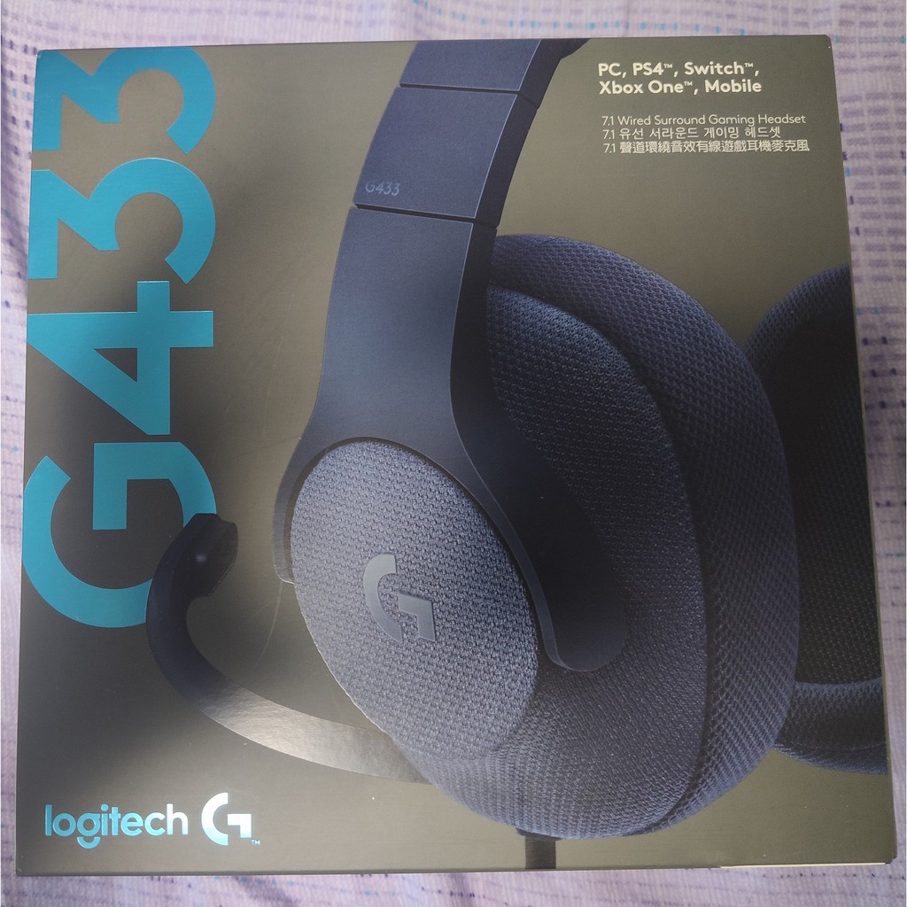 羅技 G433 7.1 聲道環繞音效遊戲耳機麥克風 - Logitech G | 蝦皮購物