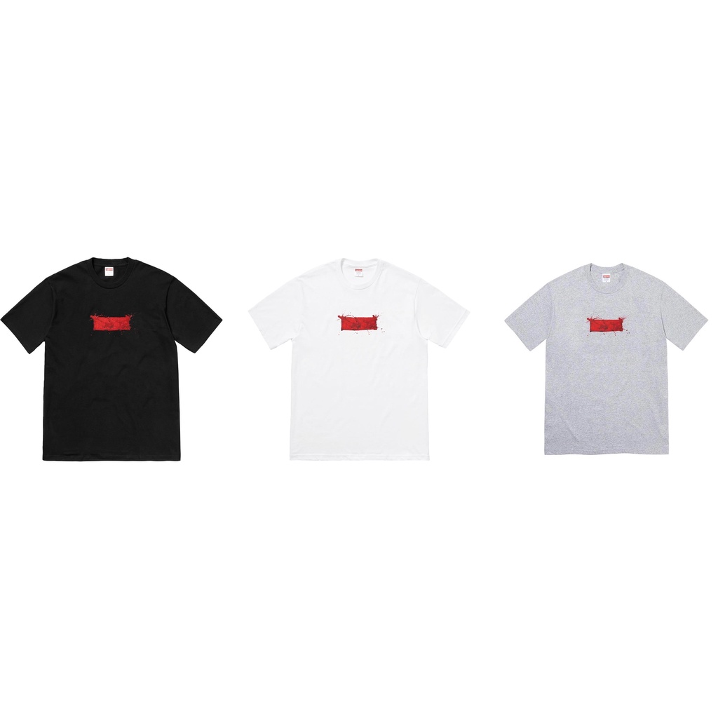 Zoopreme-現貨』Supreme Ralph Steadman Box Logo Tee 黑/灰/白| 蝦皮購物