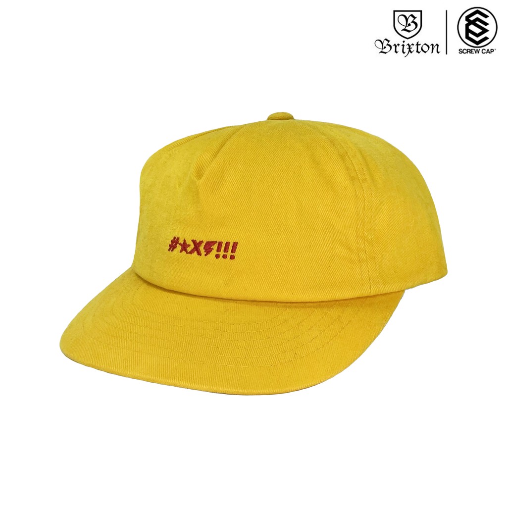 BRIXTON CAP SHINB LP CAP YELLOW 棒球帽 老帽 鴨舌帽 ⫷ScrewCap⫸ | 蝦皮購物