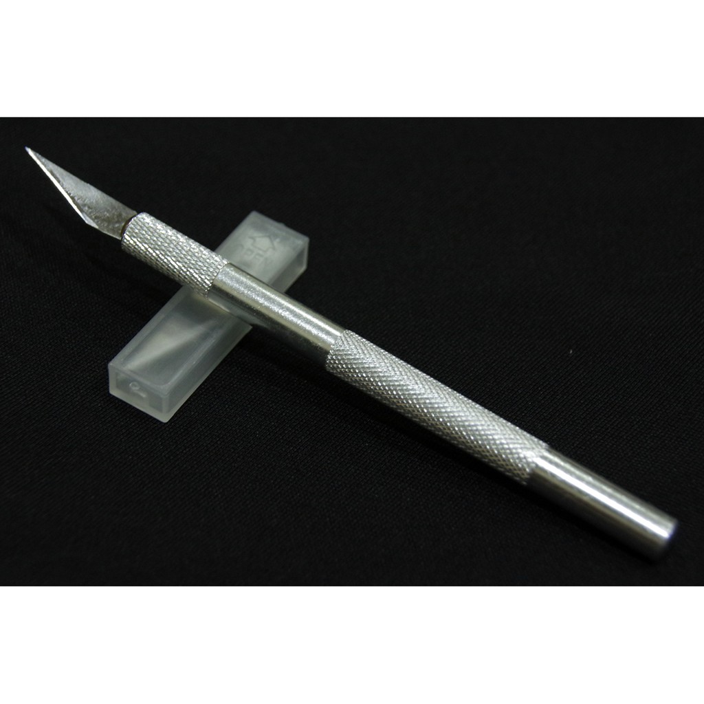 金屬雕刻刀(附24片刀片) 刻紙刀 手工橡皮章刻刀 模型筆刀 貼膜刀 | 蝦皮購物