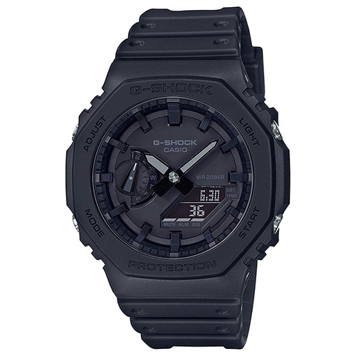 CASIO 卡西歐】G-SHOCK 農家橡樹GA-2100-1A1 八角造型兩百米防水運動雙