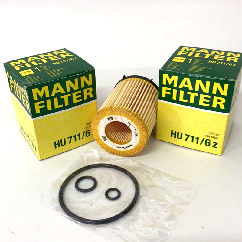 Mann Oil Filter Set Of 12 - HU711/6Z For Mercedes CLA250 C300 & More | W117 W205 X156 Models