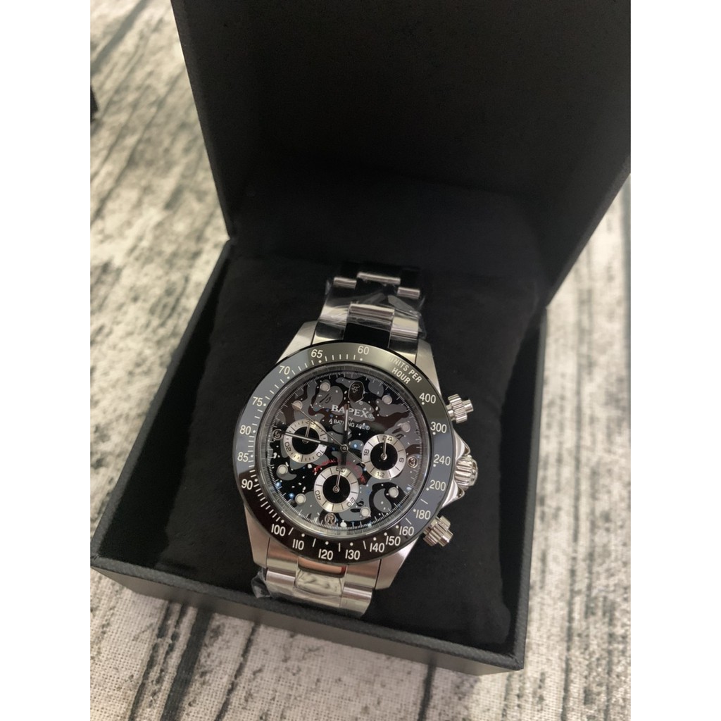 全新預購BAPE SPACE CAMO BAPEX TYPE 3 星空迷彩三眼錶| 蝦皮購物