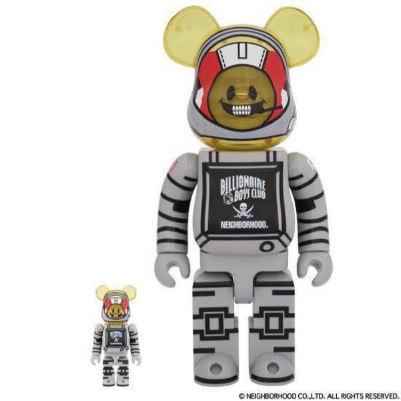 肥豆仔玩具店】BE@RBRICK NEIGHBORHOOD X BBC 400%+100% 500%曠世聯名