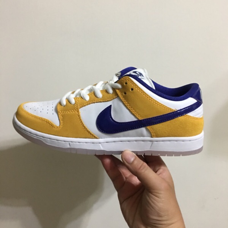 台灣公司貨Nike SB Dunk Low Pro Laser Orange BQ6817-800 湖人lakers