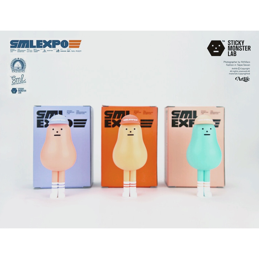 ArtLife @ SML EXPO STICKY MONSTER LAB 10TH 展場限定 韓國設計師 3色組 | 蝦皮購物