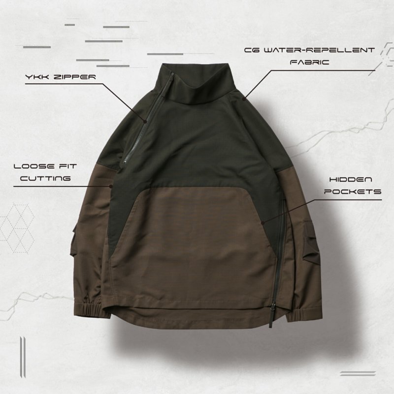 GOOPiMADE x WISDOM CHAOS Functional Anorak Jacket - Mus