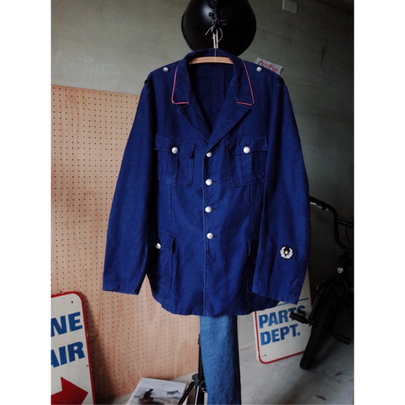 50-60's Germany Moleskin Fireman Jacket 德國消防員外套TOM&MAO湯姆