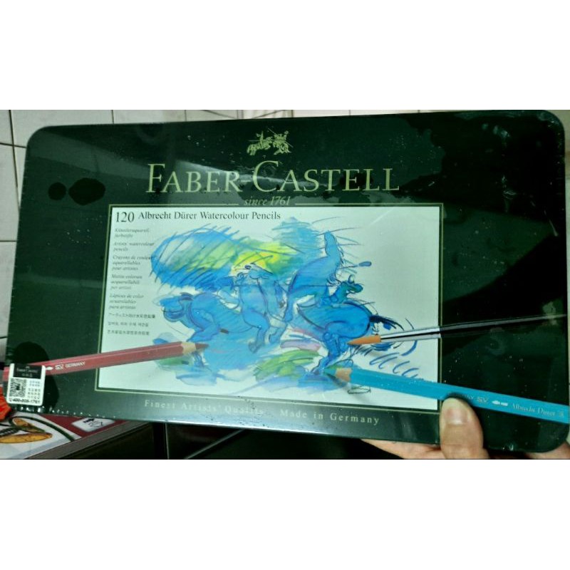 現貨德國輝柏Faber-Castell 藝術家專家級120色水彩色鉛筆| 蝦皮購物
