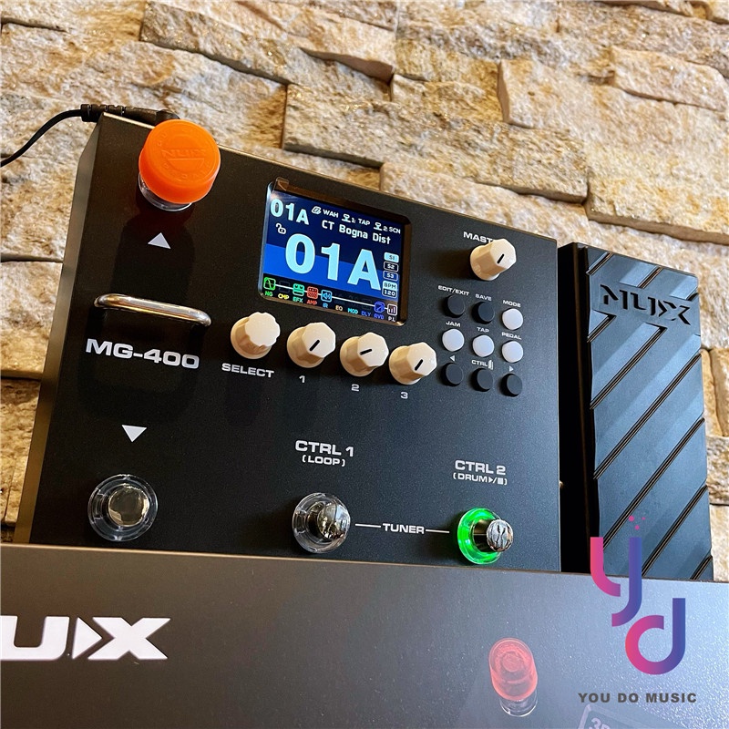 贈鍍金導線/效果器袋Nux MG-400 綜合效果器綜效電吉他貝斯木吉他 贈鍍金導線/效果器袋Nux MG-400 綜合效果器綜效電吉他貝斯木吉他