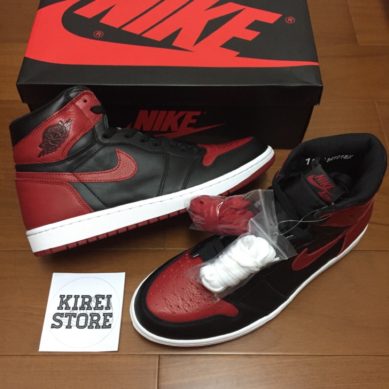 Nike Air Jordan 1 Retro OG 2016 Banned Bred 黑紅禁賽555088-001