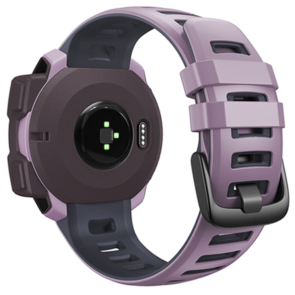 佳明Garmin Instinct Tide Esports Solar Tactical 錶帶優質橡膠雙色