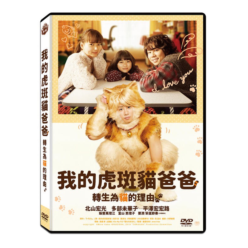 我的虎斑貓爸爸DVD 北山宏光多部未華子平澤宏宏路台灣正版全新110/8/6