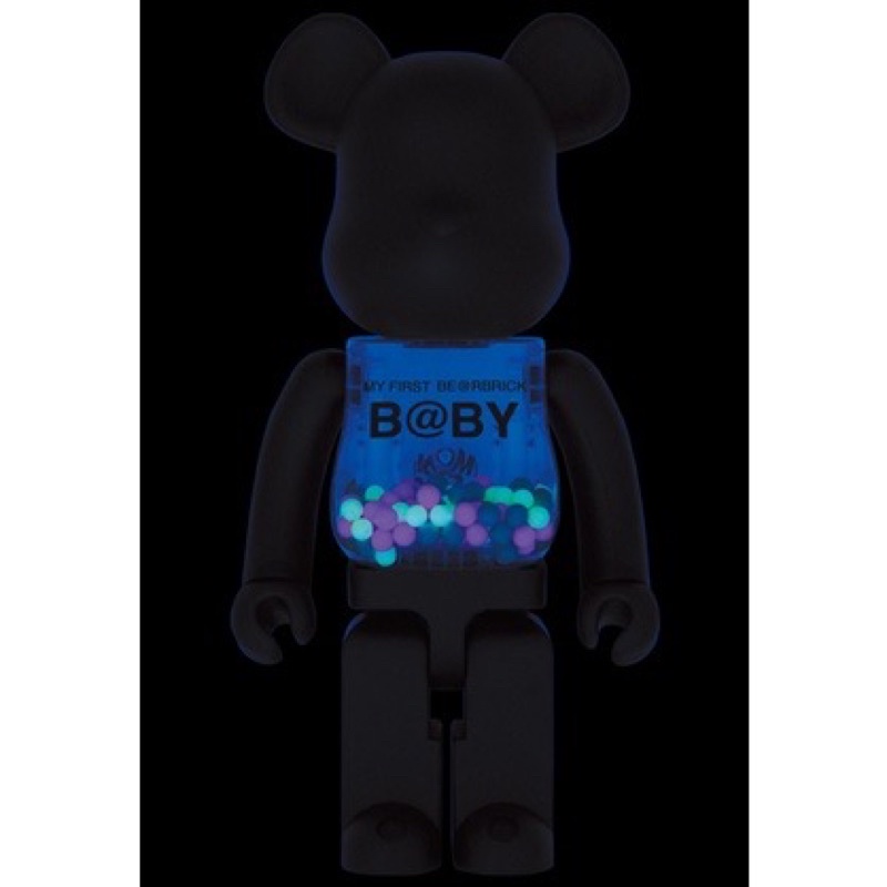 現貨MY FIRST Be@rbrick MATT BLACK夜光黑千秋100%400% 1000