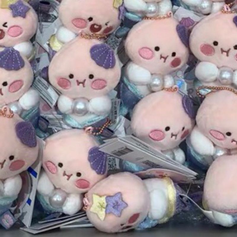 👉現貨👈Kakao Friends 美人魚屁桃娃娃/吊飾 | 蝦皮購物
