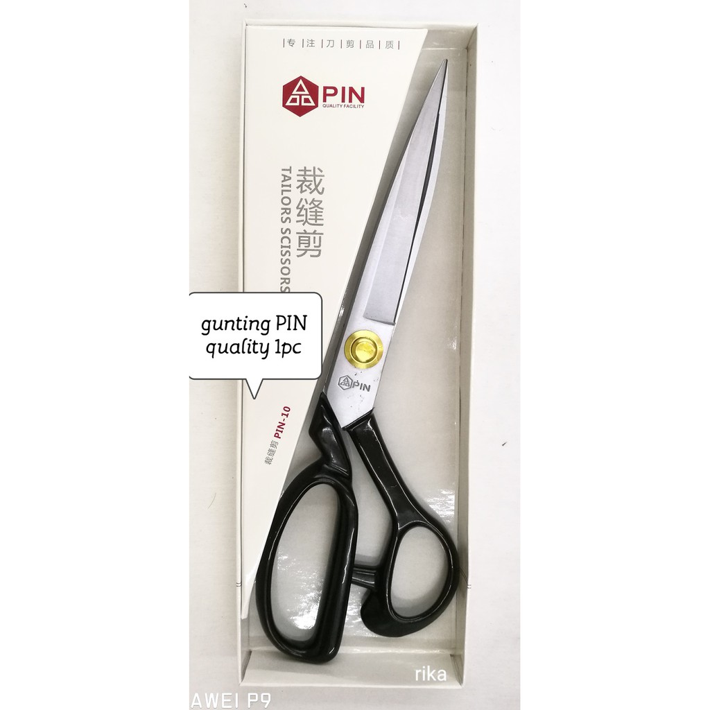 Gunting 9 英寸噴漆 tukar jahit 裁縫裁縫剪刀 jenama PIN 1 件 | 蝦皮購物