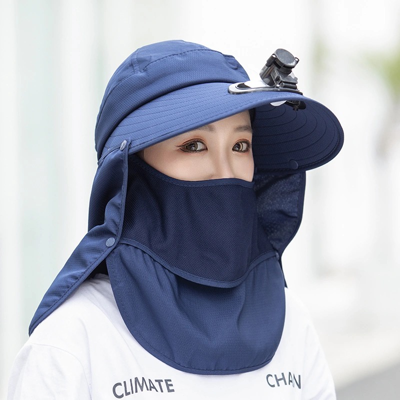 西木格 戶外太陽帽子風扇USB風扇帽電扇帽戶外采茶釣魚 登山露營騎行漁夫帽帶風扇帽男女成人防曬遮陽夏鴨舌帽遮臉充 | 蝦皮購物