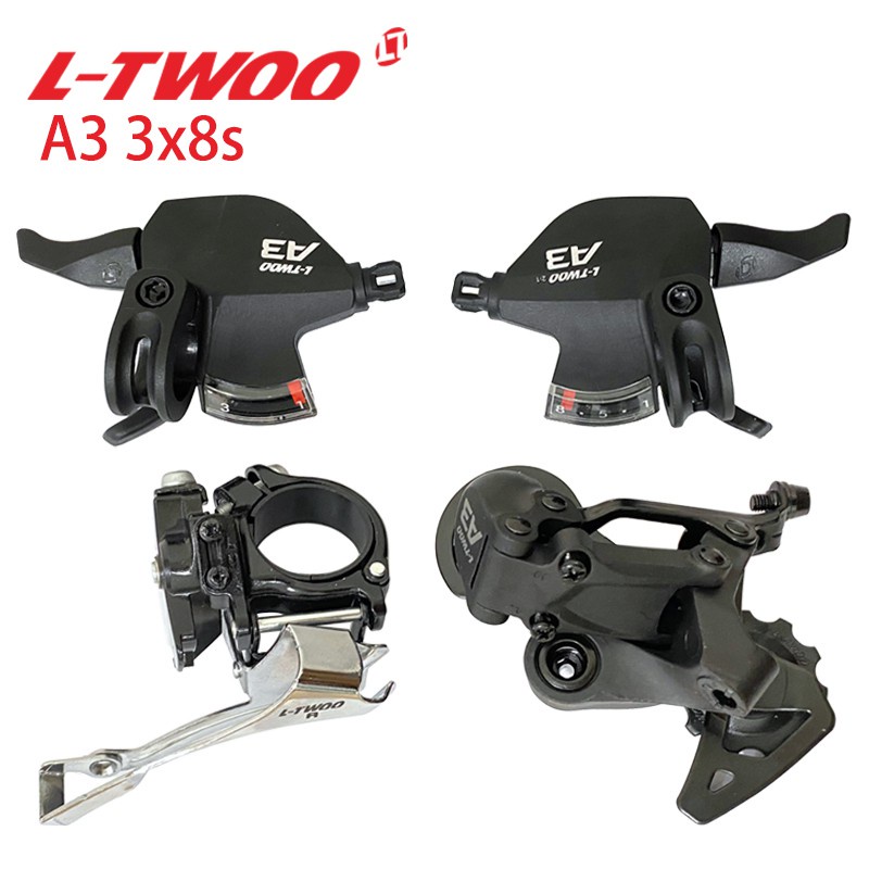 LTWOO A3 3X8 24 速變速器套件8S 變速桿+ 前撥鏈器+ 用於MTB