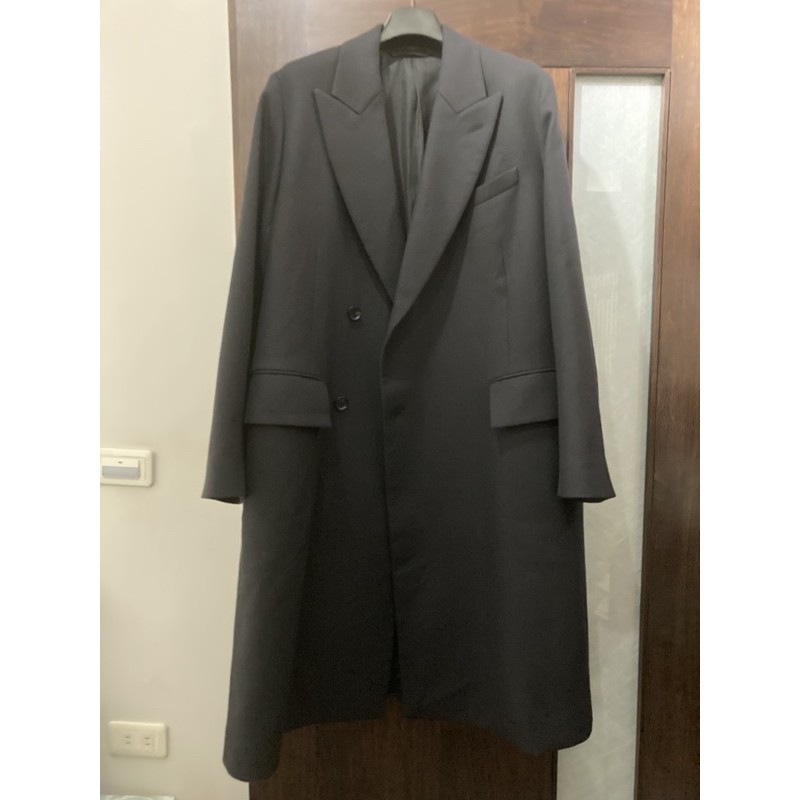 Auralee Light Melton Double-Breasted Coat | 蝦皮購物