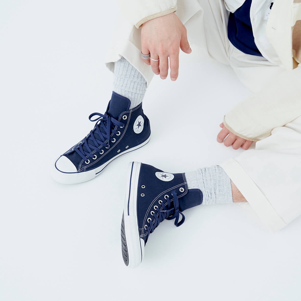 CHII】日本限定Converse ALL STAR 100 MIDNIGHTBLUE HI 防潑水黑夜藍