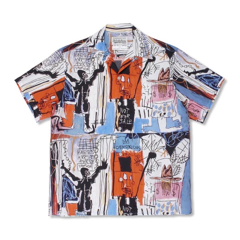 21SS Wacko Maria JEAN-MICHEL BASQUIAT / S/S HAWAIIAN SHIRT | 蝦皮購物