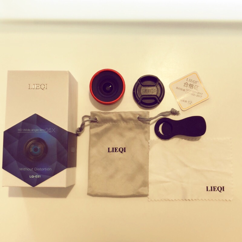 LIEQI LQ-031抗變形廣角鏡頭 5層鏡片0.6倍廣角 | 蝦皮購物
