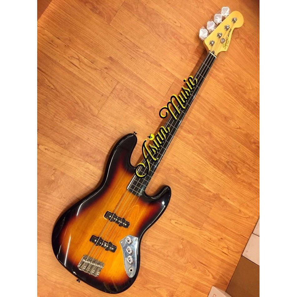 亞洲樂器Fender Squier VM J Bass FL RW 3TS 電貝斯、無琴格、漸層