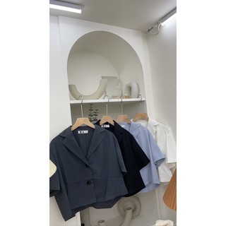 Dongnt.co現貨+預購🥑短袖雪紡西裝外套 絕對包色處理❤️