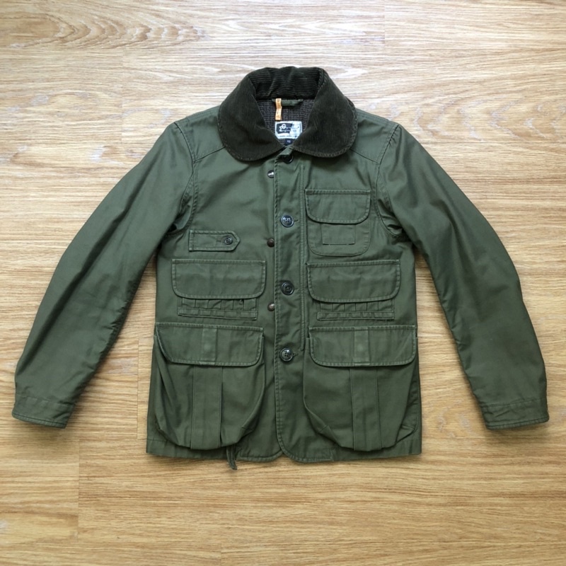 美品美國製ENGINEERED GARMENTS Outdoor Hunting Jacket橄欖綠防潑水