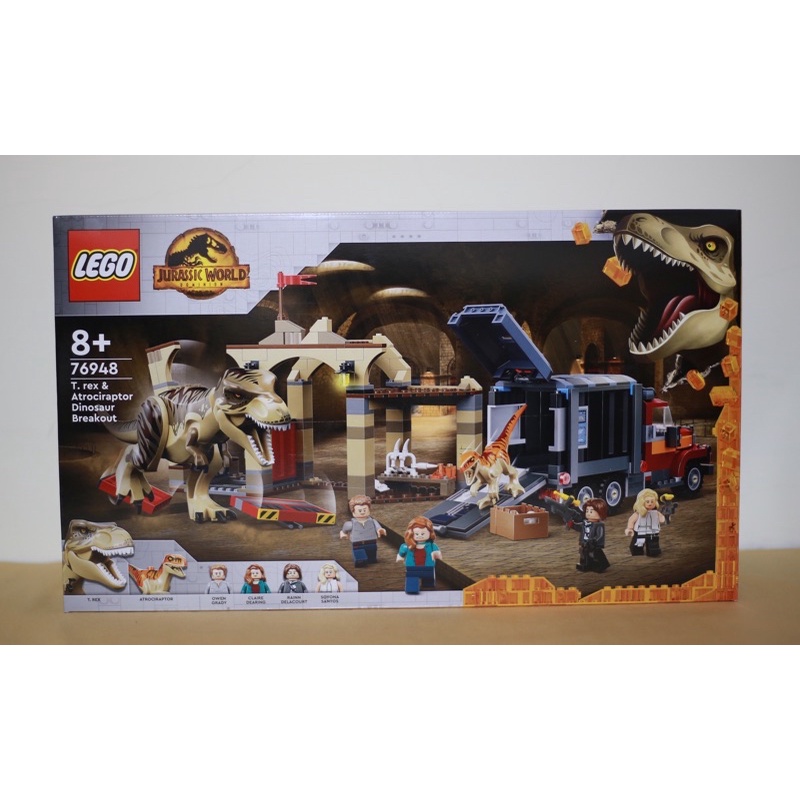 LEGO 76948 T.rex & Atrociraptor Dinosaur Breakout | 蝦皮購物