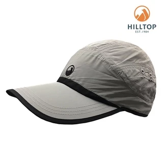 【Hilltop山頂鳥】中性抗UV透氣快乾棒球帽 S01XG2 灰