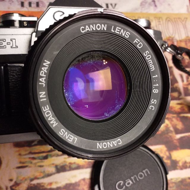 日本製造CANON AE-1 單眼相機底片相機135底片膠卷FD定焦50mm標準鏡頭f1