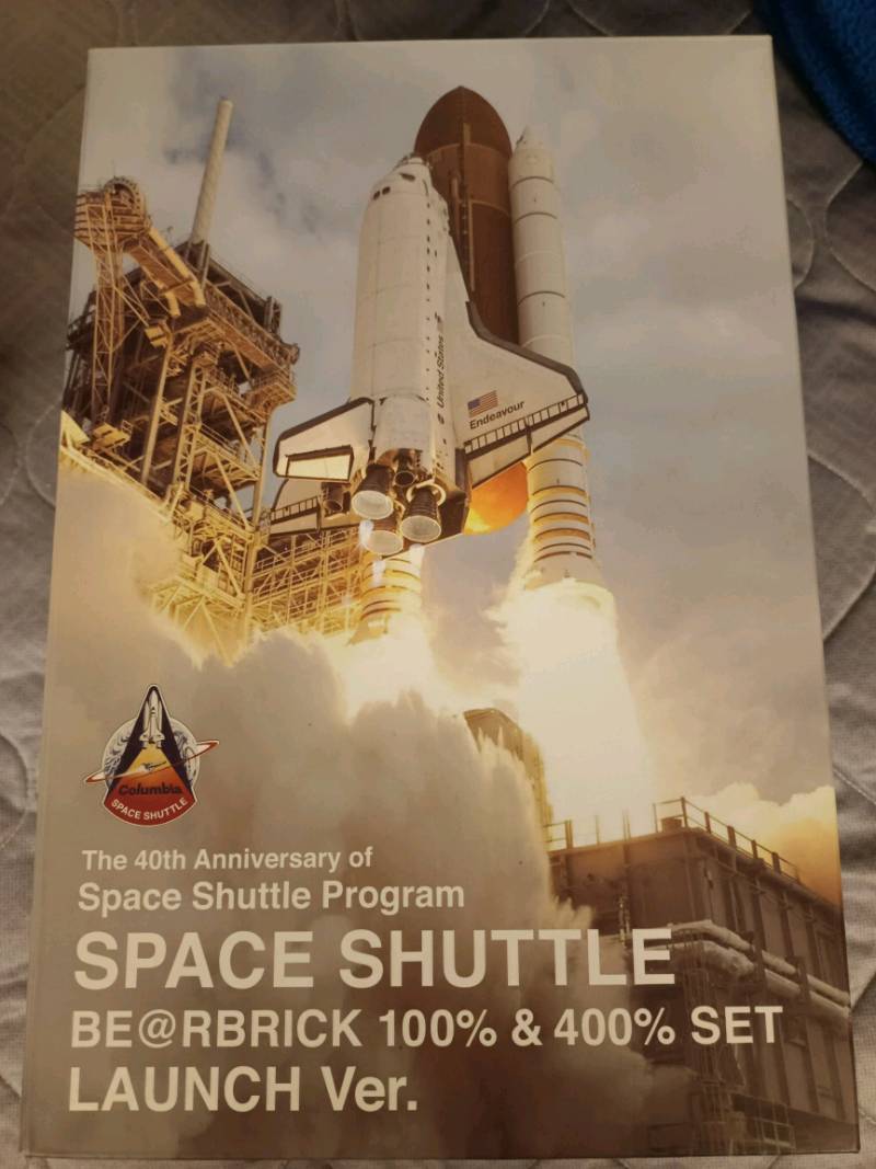 SPACE SHUTTLE BE@RBRICK LAUNCH 100% 400%