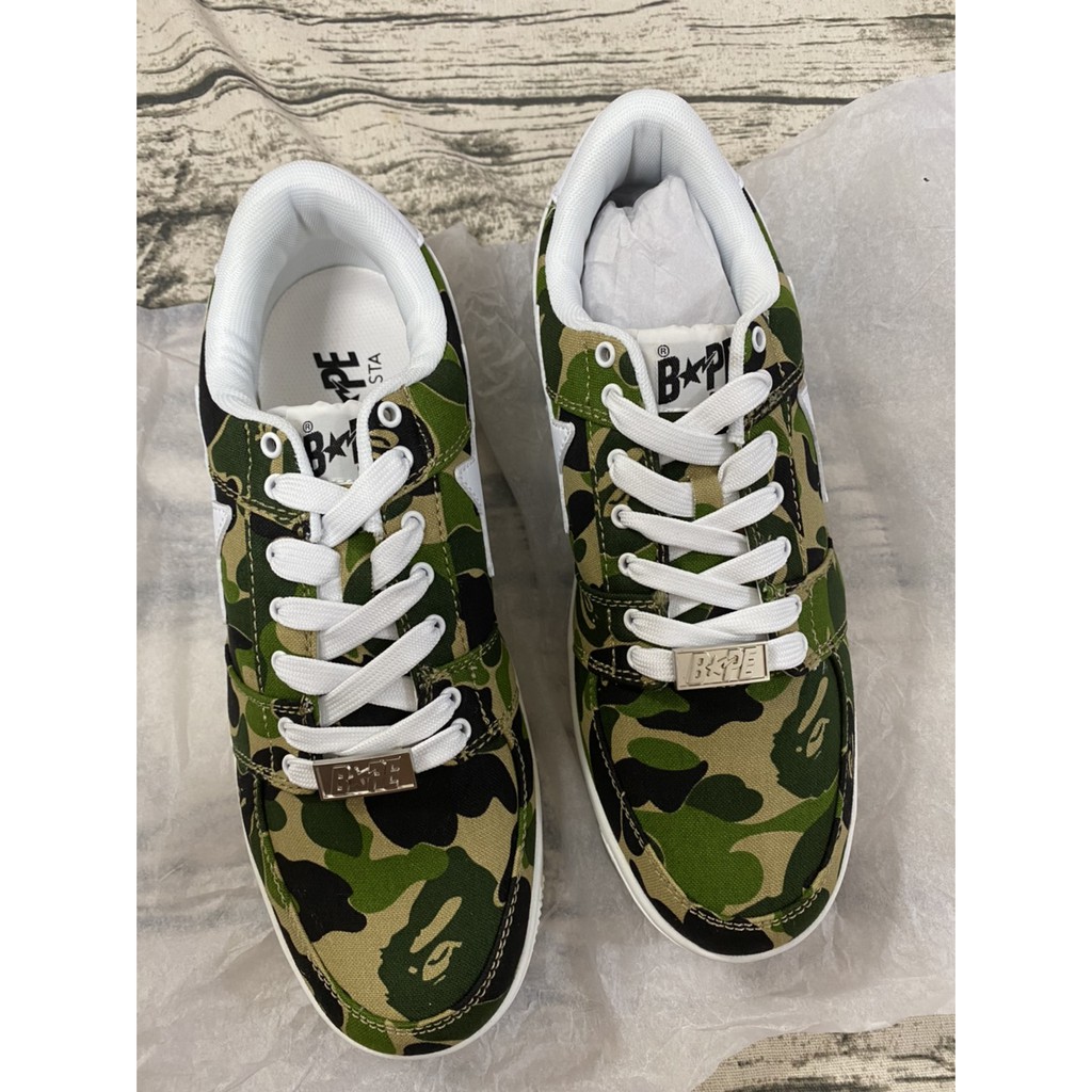 預購BAPE ABC CAMO BAPE STA LOW 流星閃電鞋| 蝦皮購物