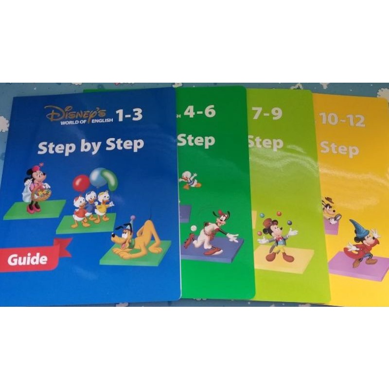 日版寰宇迪士尼美語Sbs（Step by step）家長手冊 | 蝦皮購物