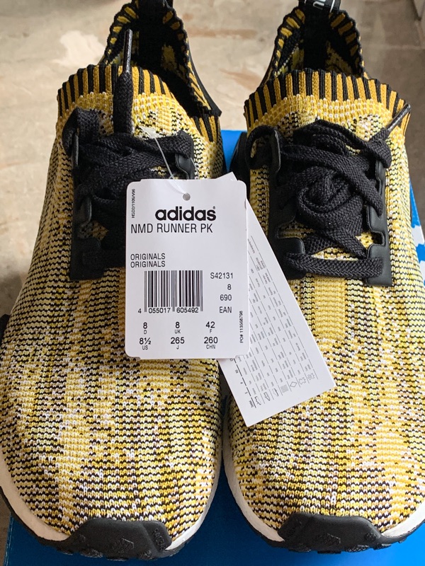 Adidas nmd runner pk yellow camo sale