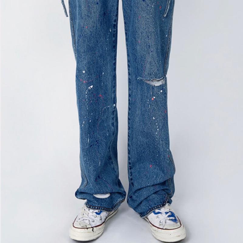 韓國代購》ader error Interest-000 Galaxy jeans Blue | 蝦皮購物