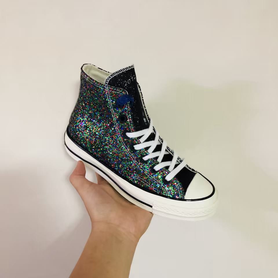 JW Anderson X Converse Chuck 70 Black Glitter 164697C