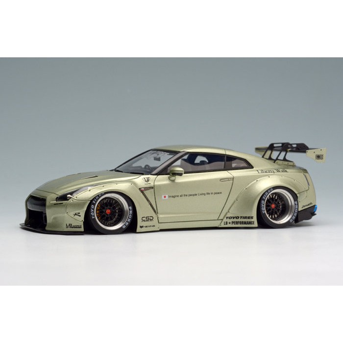 【傑作坊】Make up 1/43 LB★WORKS R35 GT-R(LB004B)珍珠玉(淺珍珠綠) | 蝦皮購物
