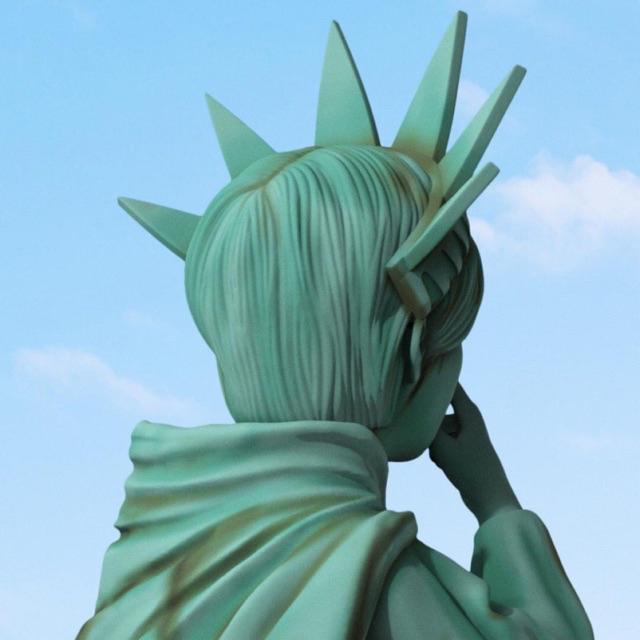 現貨Mightyjaxx Liberty Girl byBrandalised自由女孩(自由像配色) 班克
