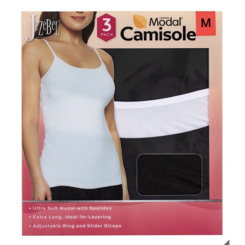 Felina Ladies’ Cotton Stretch (3-pack) Camisole