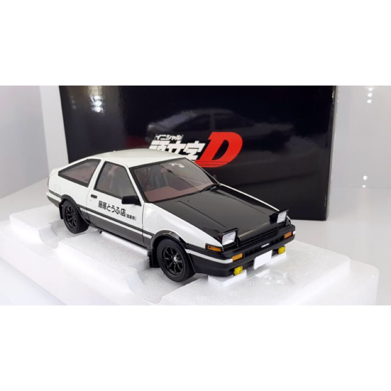 1:18 AUTOart Toyota AE86頭文字D 黑蓋D計畫最終版Project D Final 