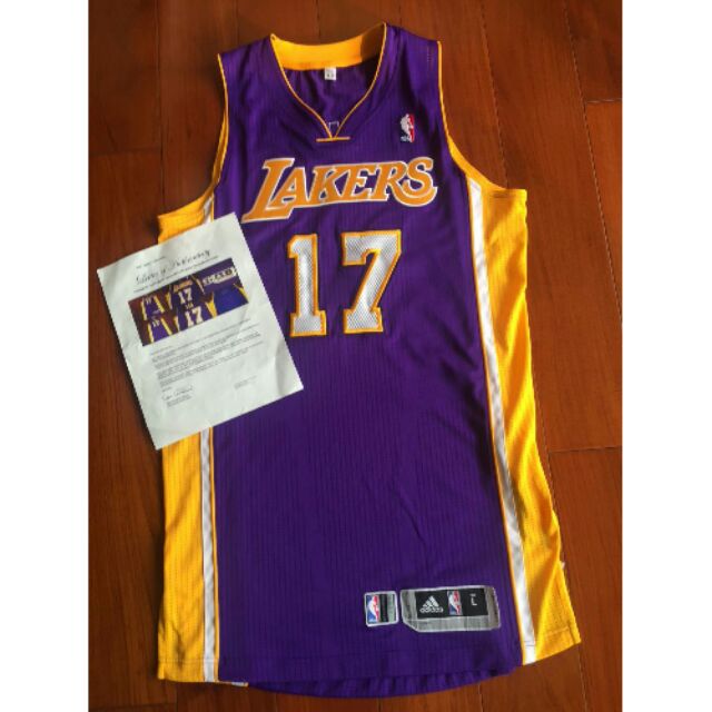 球衣 Jeremy Lin lakers game issued jersey