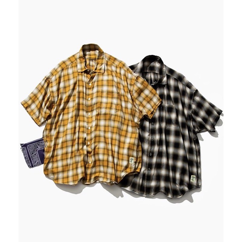 BEAMS x SSZ x AH.H 20AW NO PETER SHIRTS 格紋短袖襯衫